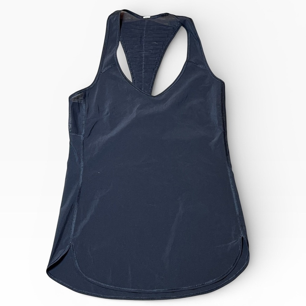 Lululemon Racerback Tank Top Black Athletic Workout Seamless‎ Size XS\Small